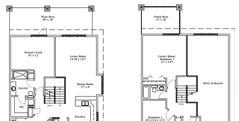 Attached Two Story Floor Plan